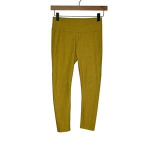 Outdoor Voices Leggings Womens Small Marled Mustard Yellow Workout Yoga